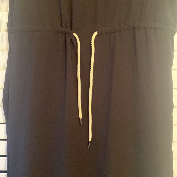 Black Drawstring Dress - Picture 2 of 4